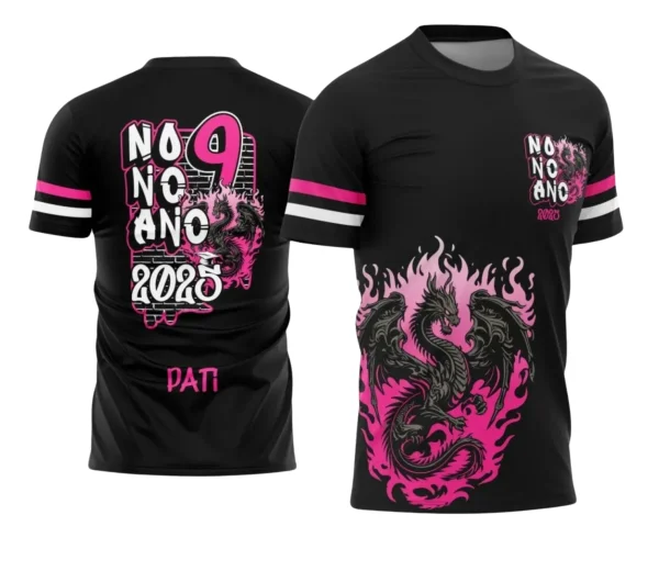 Camiseta Nono Ano Tema Dragão | Doces Desenhos