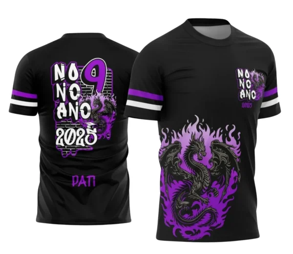 Camiseta Nono Ano Tema Dragão | Doces Desenhos