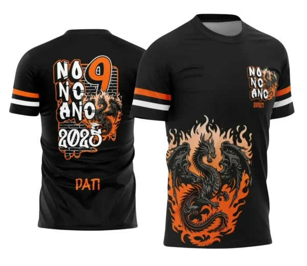 Camiseta Nono Ano Tema Dragão | Doces Desenhos