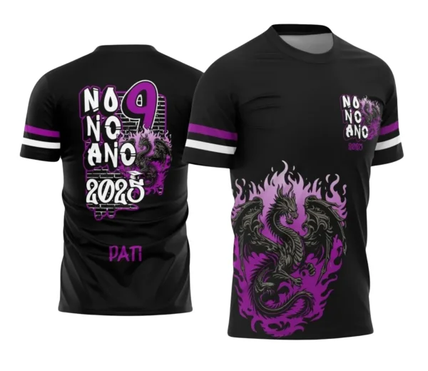 Camiseta Nono Ano Tema Dragão | Doces Desenhos