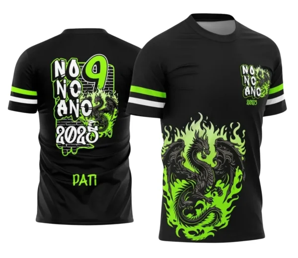 Camiseta Nono Ano Tema Dragão | Doces Desenhos