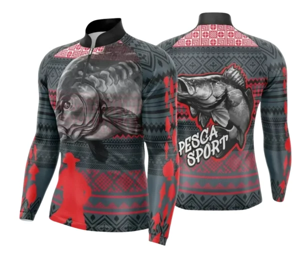 Camiseta de Pesca Esportiva – Templates Prontos