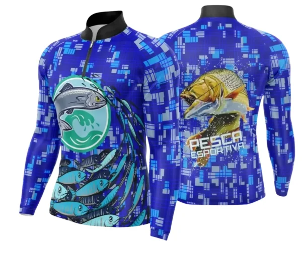 Camiseta de Pesca Esportiva – Templates Prontos