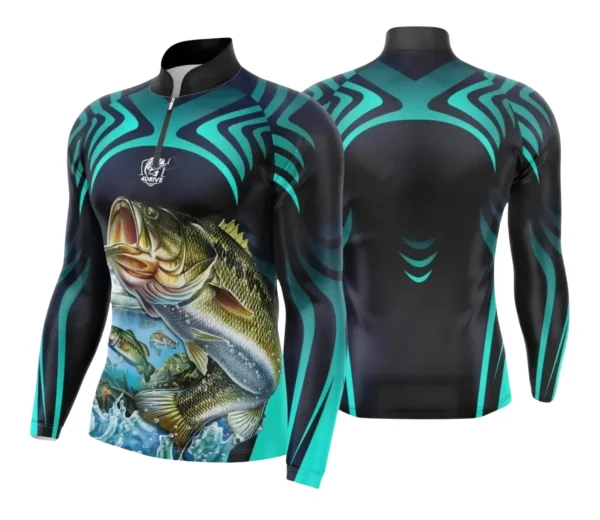 Camiseta de Pesca Esportiva – Templates Prontos