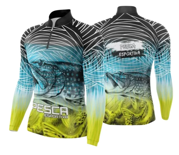 Camiseta de Pesca Esportiva – Templates Prontos