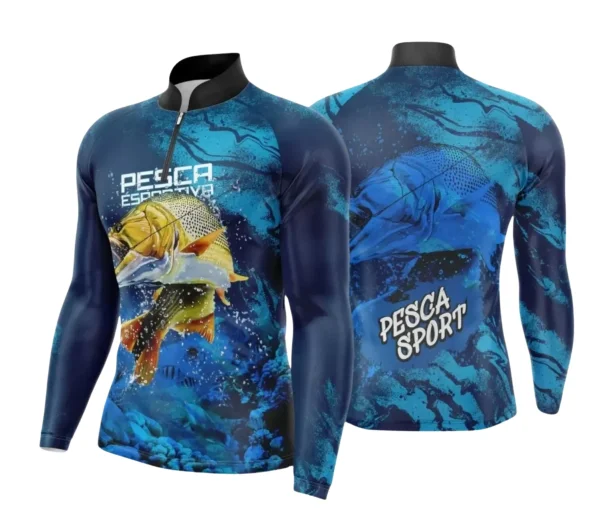 Camiseta de Pesca Esportiva – Templates Prontos
