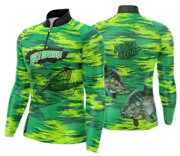 Camiseta de Pesca Esportiva – Templates Prontos
