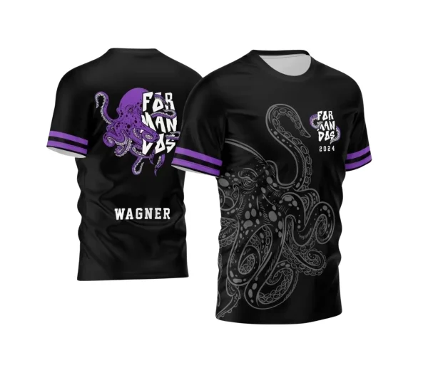 Template Camisa Formandos 2024 Polvo Roxo