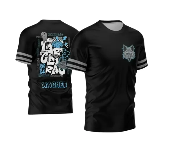 Template Camisa Formandos 2024 Terceirão Lobo Cinza
