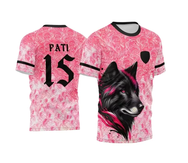 Template Camisa Interclasse Rosa 2024 - Jogos Internos  2024 - Lobo