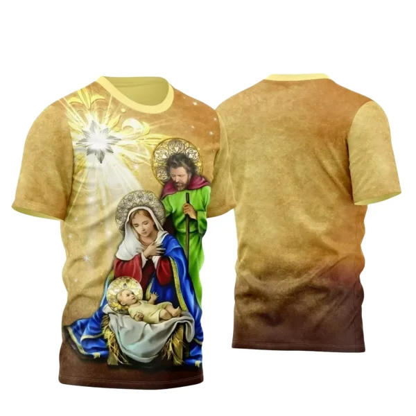 Template Camisa - Natal 2024 -  Sagrada Família