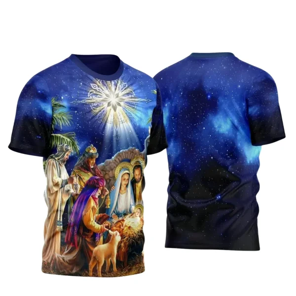 Template Camisa - Natal 2024 -  Sagrada Família