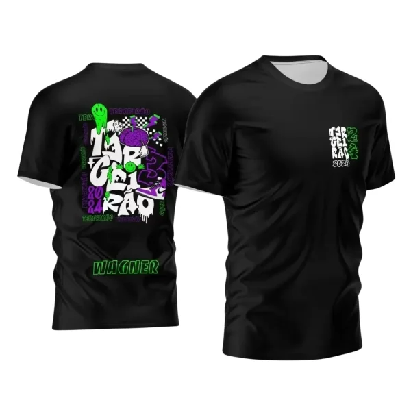 Template Camisa Preta - Terceirão 2024 - Cérebro Roxo
