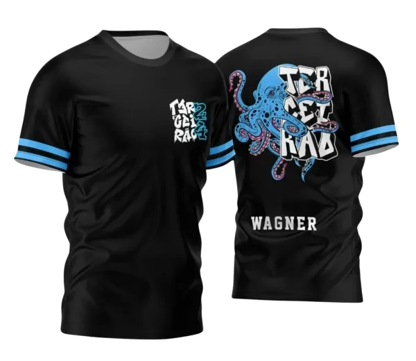 Terceirão Polvo – Estampa Camiseta Escolar Vetor