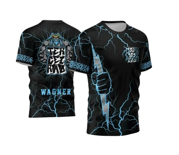 Template Camisa Preta Terceirão 2024 Zeus Raios