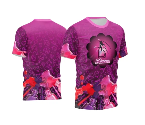 Template Camisa Profissão - Manicure 2024