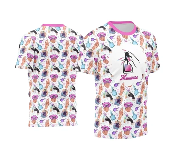 Template Camisa Profissão - Manicure 2024