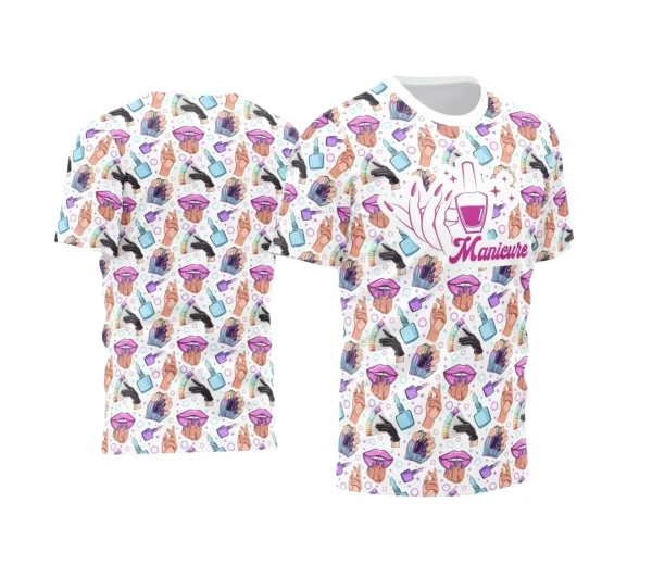 Template Camisa Profissão - Manicure 2024