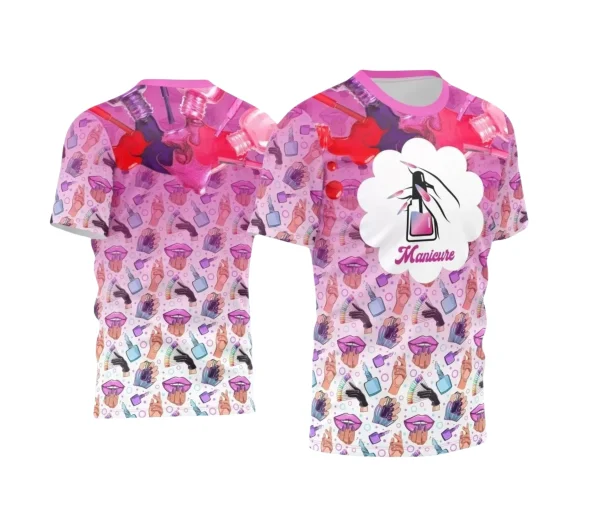 Template Camisa Profissão - Manicure 2024