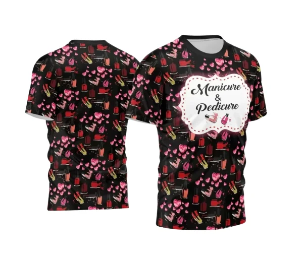 Template Camisa Profissão - Manicure 2024