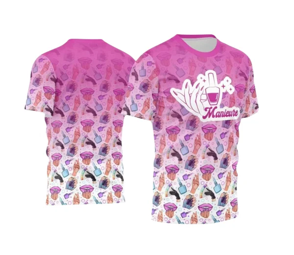 Template Camisa Profissão - Manicure 2024