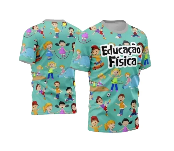 Template Camisa Profissão - Professora 2024 - Educação Física