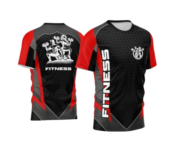 Template Estampa Camisa Preta - Profissão - Personal Trainer Academia Fitness