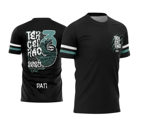 Terceirão Bicho Preguiça: Estampa Camiseta Escolar 2025