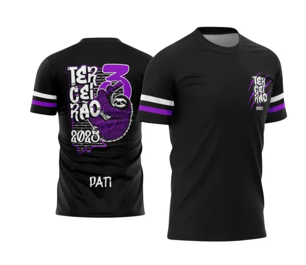 Terceirão Bicho Preguiça: Estampa Camiseta Escolar 2025