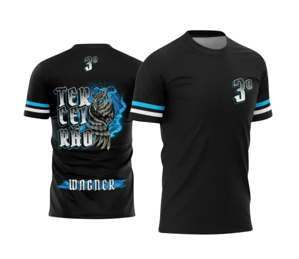 Uniforme Escolar: Estilo Coruja Terceirão 2025 em Vetor