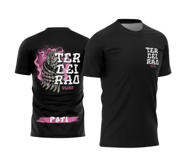 Uniforme Escolar: Estilo Coruja Terceirão 2025 em Vetor