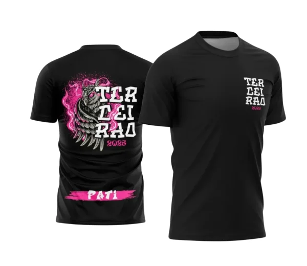 Uniforme Escolar: Estilo Coruja Terceirão 2025 em Vetor