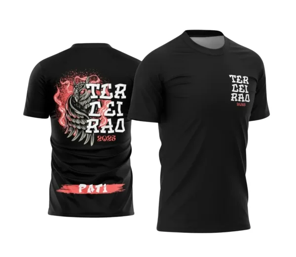 Uniforme Escolar: Estilo Coruja Terceirão 2025 em Vetor