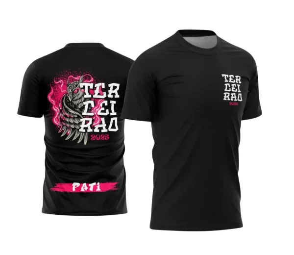 Uniforme Escolar: Estilo Coruja Terceirão 2025 em Vetor