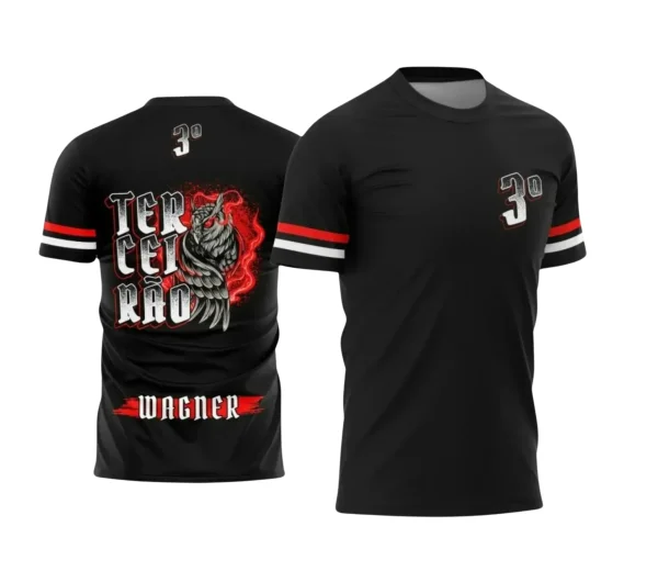 Uniforme Escolar: Estilo Coruja Terceirão 2025 em Vetor