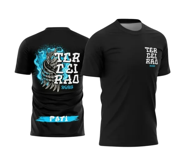 Uniforme Escolar: Estilo Coruja Terceirão 2025 em Vetor