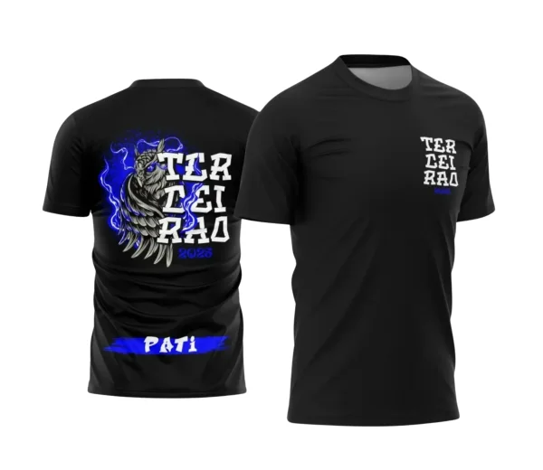 Uniforme Escolar: Estilo Coruja Terceirão 2025 em Vetor