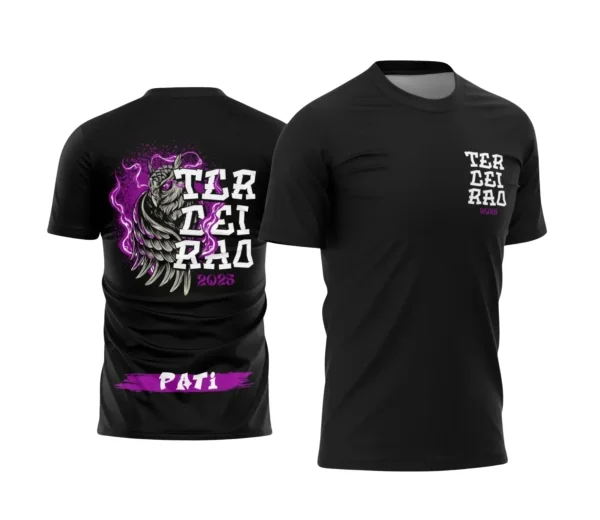 Uniforme Escolar: Estilo Coruja Terceirão 2025 em Vetor