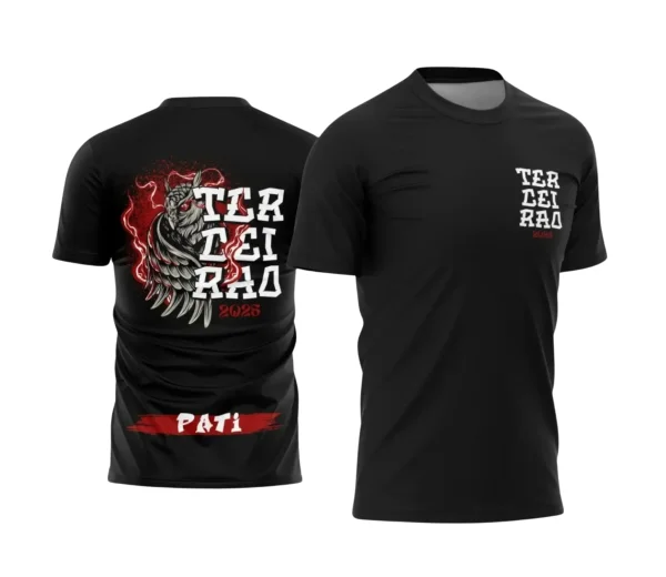 Uniforme Escolar: Estilo Coruja Terceirão 2025 em Vetor