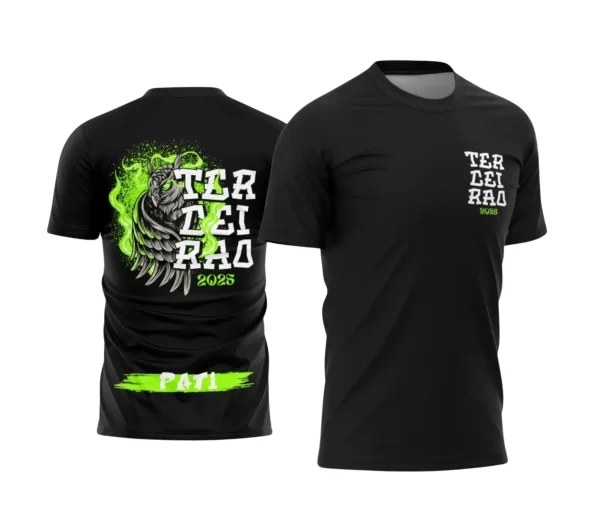 Uniforme Escolar: Estilo Coruja Terceirão 2025 em Vetor