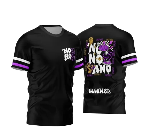 Vetor Camisa  Preta e Roxa Formandos Nono Ano 2024