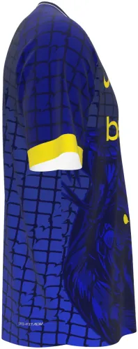 Camisa conceito do Inter de Milão 2026 azul-marinho com uma caveira no peito, frente e costas